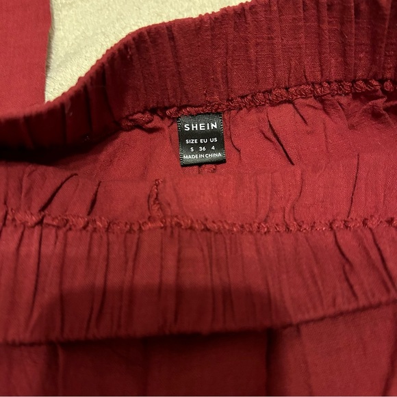 Red Work Pants - Picture 4 of 5